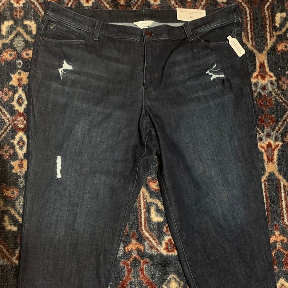 NWT Christopher and Banks Cropped Jeans - Picture 1 of 5